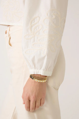 Tatiana Poplin Top - White // Z Supply