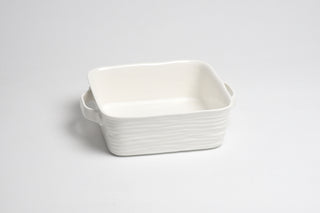 8” x 8” Square Porcelain Baking Dish - White