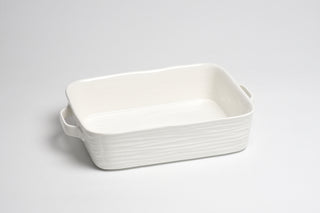 11” x 9” Rectangular Porcelain Baking Dish - White