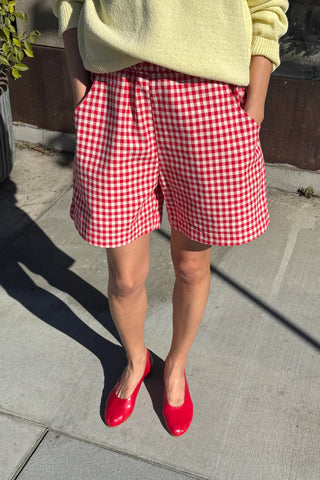 City Shorts - Red Gingham // Le Bon Shoppe