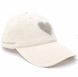KR Imperfect Chenille Heart Hat - Vanilla & Camel // Kerri Rosenthal