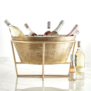 Large Gold Champagne/Wine Bucket