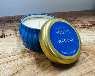 Volcano Artisan Winter Bazaar 3 oz Mini Tin Candle