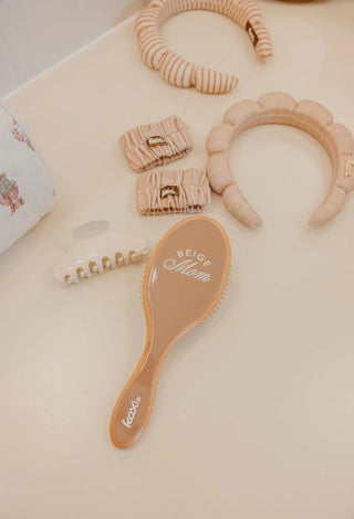 Kaxi Mom Hair Brush + Midi Claw Clip Set