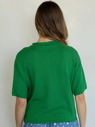 Toby Half Sleeve Cardigan - Kelly Green