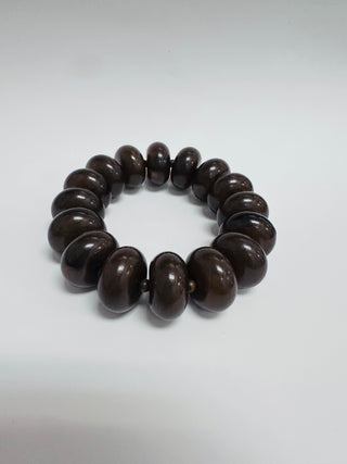Resin Rondelle Beaded Bracelet