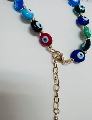 Colorful Evil Eye Beaded Necklace