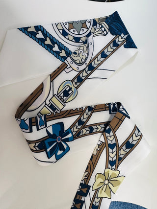 Twilly Satin Scarf - Multiple Patterns