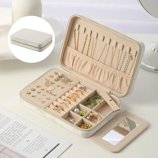 Velvet Jewelry Organizer Box