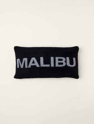CozyChic Malibu Lumbar Pillow - Black/Dove Gray // Barefoot Dreams
