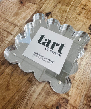 Silver Chrome Mini Acrylic Picture Frame // Tart By Taylor