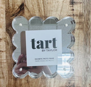 Silver Chrome Mini Acrylic Picture Frame // Tart By Taylor