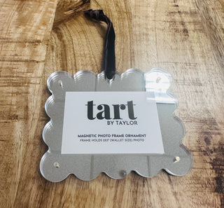Silver Chrome Frame Ornament // Tart By Taylor