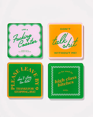 Snarky Orange Coaster // Tart By Taylor