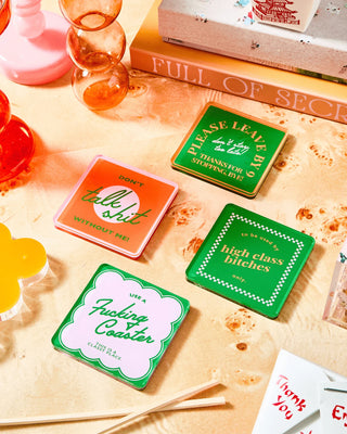 Snarky Orange Coaster // Tart By Taylor