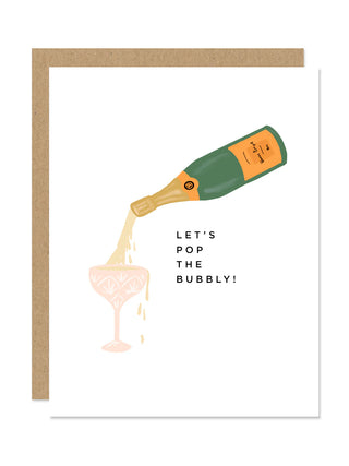 Let’s Pop The Bubbly Card