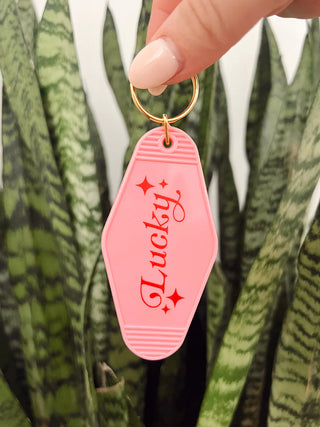 Lucky Keychain - Pink
