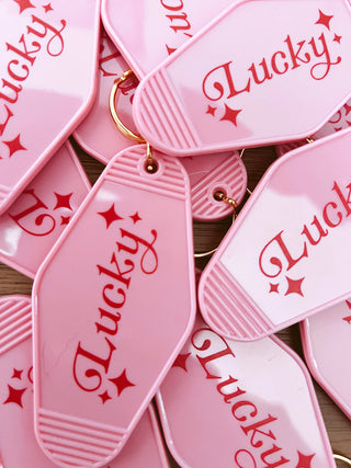 Lucky Keychain - Pink