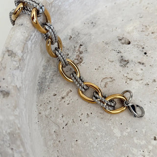 Margo Mixed Metal Chain Bracelet
