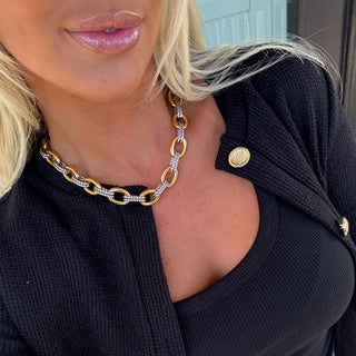 Margo Mixed Metal Chain Necklace