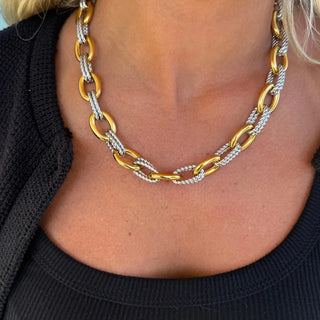 Margo Mixed Metal Chain Necklace
