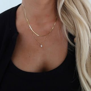 Peyton Gold Dual Chain Necklace