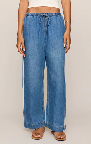 The Sidelines Denim Track Pant - Dreamstate // Z Supply