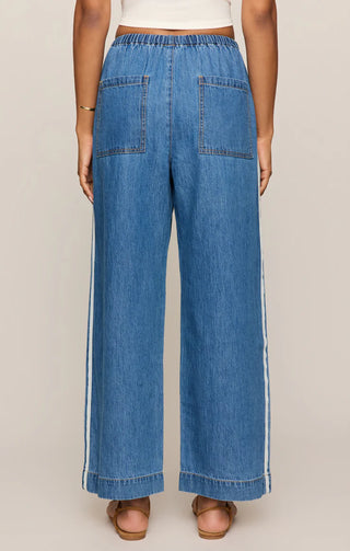 The Sidelines Denim Track Pant - Dreamstate // Z Supply