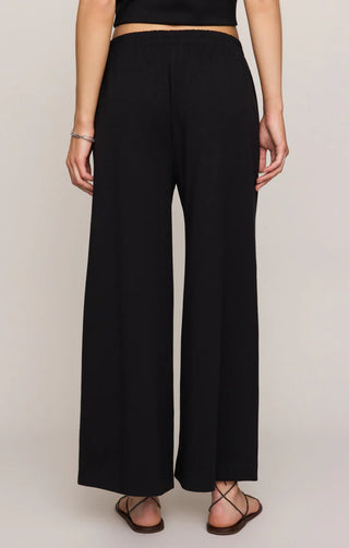 Scout Jersey Crop Fale Pant - True Black // Z Supply