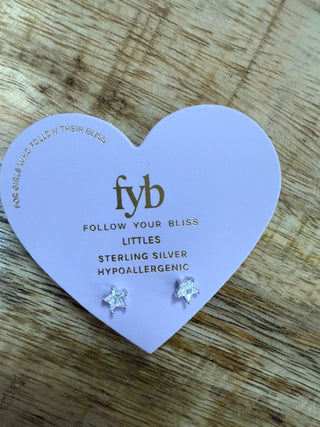 Crystal Star Studs