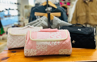 Quilted Hair Tool Cosmetic Case
