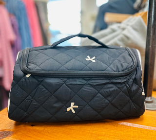 Quilted Hair Tool Cosmetic Case