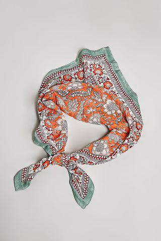 Tangerine Multi Wrap Scarf