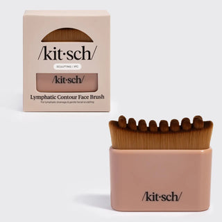 Lymphatic Contour Face Brush - Terracotta // Kitsch