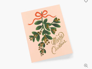 Mistletoe Christmas Card