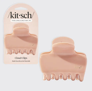 Recycled Plastic Puffy Cloud Clip - Rosewood // Kitsch