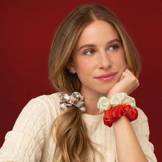 Holiday Scrunchies 3pc - Multicolor // Kitsch