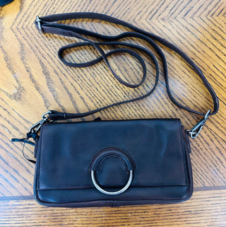 Convertible Crossbody w/ Silver Loop // Latico Leather