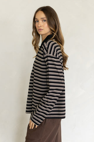 Esther Polo Long Sleeve - Midnight