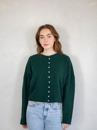Piper Cardigan - Forest Green