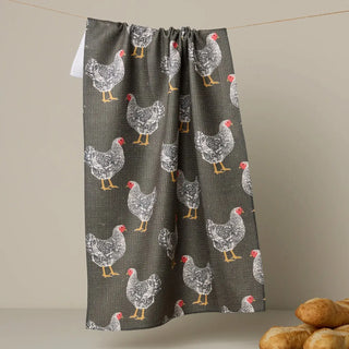 Hen House Tea Towel - Geometry