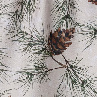 Evergreen Frost Tea Towel - Geometry