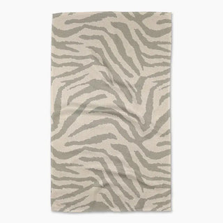 Zira Gray Tea Towel - Geometry