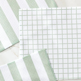 Sweet Mint Dishcloth Set - Geometry