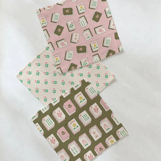 Flower Tiles Dishcloth Set - Geometry
