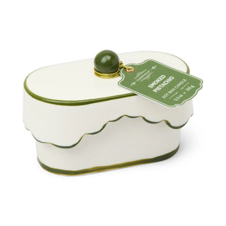 Cherie 5.5 oz Ceramic Candle - Smoked Pistachio// Paddywax