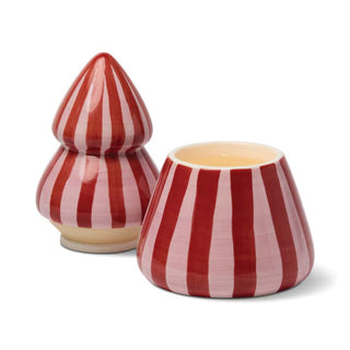 Cabana Christmas Ceramic Tree Candle - Peppermint// Paddywax