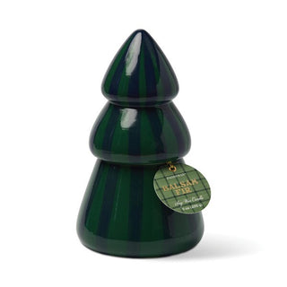 Cabana Christmas 9 oz hand painted tree candle - Balsam// Paddywax