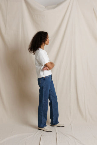 Atlas Heavy Jersey SS Crew Tee - White // Perfect White Tee