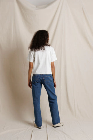 Atlas Heavy Jersey SS Crew Tee - White // Perfect White Tee
